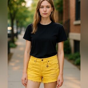 🛍Bundle sale🛍Dittos Yellow Jean Shorts size 29